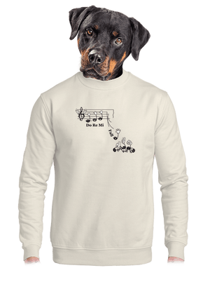 unisex mikina bez kapucne