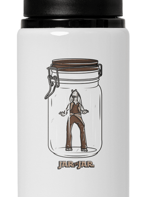 Jar in jar flaša na vodu White