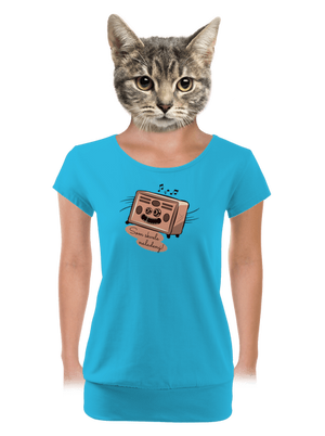 dámske tričko s lemom