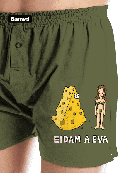 Eidam a Eva pánske trenky Khaki