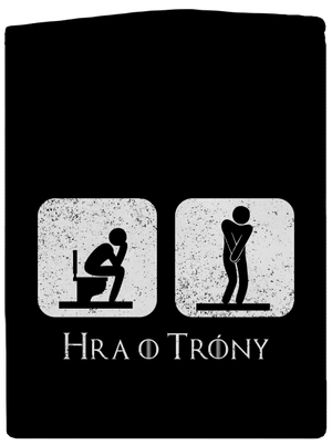 Hra o trůny pánska mikina na zips Black