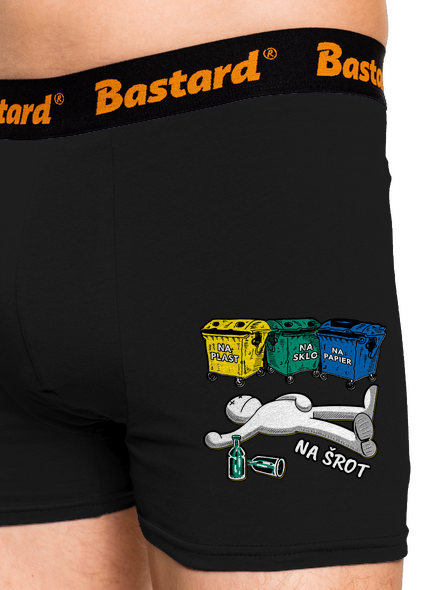 Tříděný odpad boxerky Black