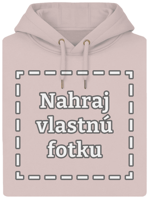 Vlastná potlač unisex mikina premium Rose Chalk