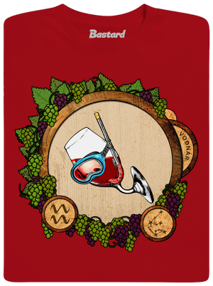 Vínny horoskop: Vodnár pánske dlhý rukáv Red