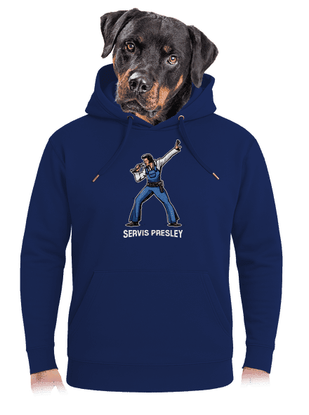 Servis Presley unisex mikina premium Navy