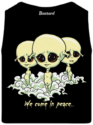 Návštevníci pánske tielko Black