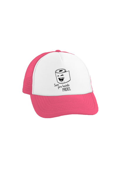 Prdel šiltovka truckerka Fluorescent Pink cap
