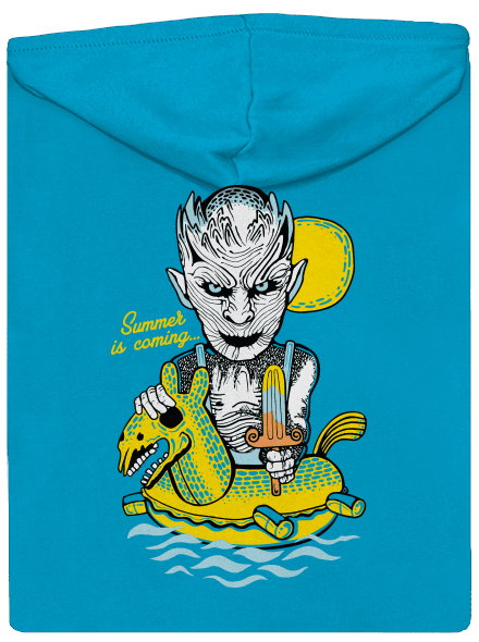 Summer is coming 2 dámska mikina na zips Blue Atol