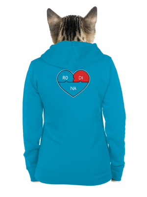 dámska mikina na zips