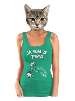 Hľadám tú pravú dámske tielko klasické Mint Mal