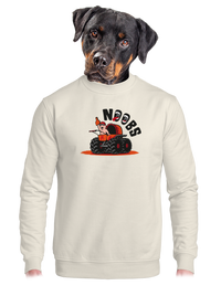 unisex mikina bez kapucne