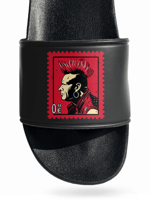 Známka punku šľapky Black