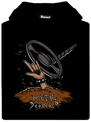 Metal detector detská mikina klokanka Black