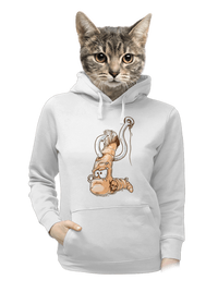 dámska mikina klokanka