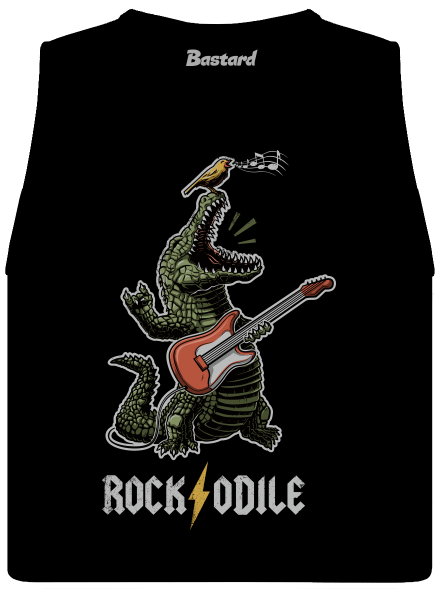 Rockodile dámske tielko voľné Black