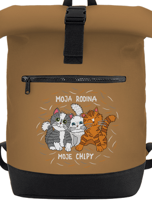 Moja rodina batoh Caramel