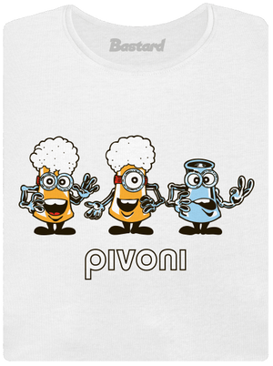 Pivoni dámske tričko prémium White