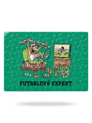 Futbalový expert puzzle White