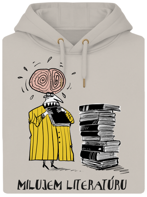 Milujem literatúru unisex mikina premium Pastel Macchiato