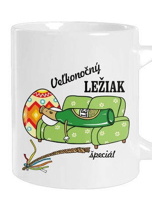 Veľkonočný ležiak veľký hrnček White