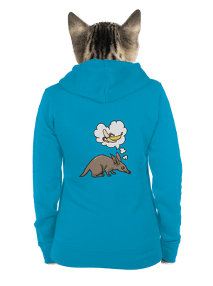 Samica hrabáča dámska mikina na zips Blue Atol