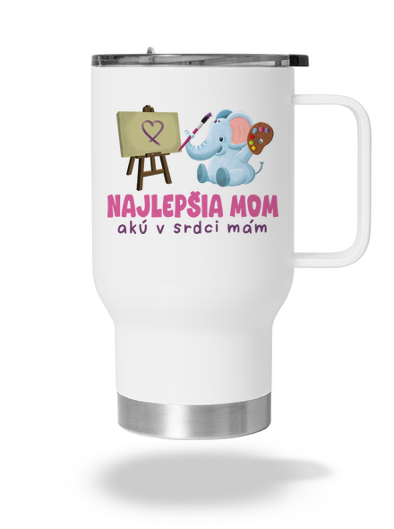 Najlepšia mom termohrnček White