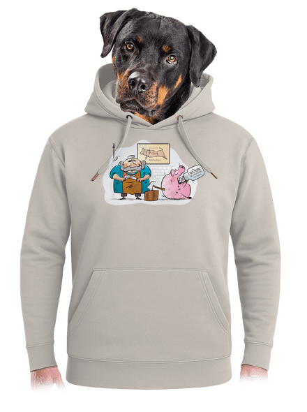 Mäsiar a prasa unisex mikina premium Pastel Macchiato