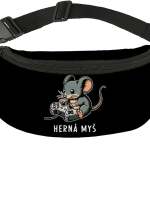 Herná myš ľadvinka Black