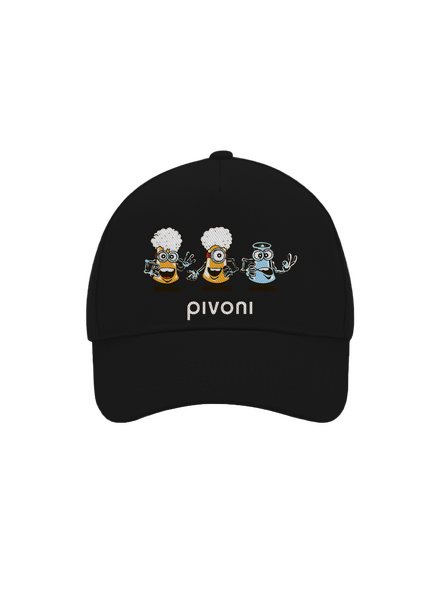 Pivoni šiltovka baseballka Black