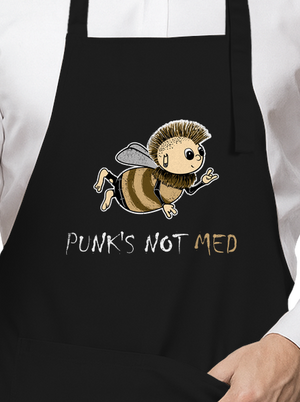 Punks Not Med zástera Black