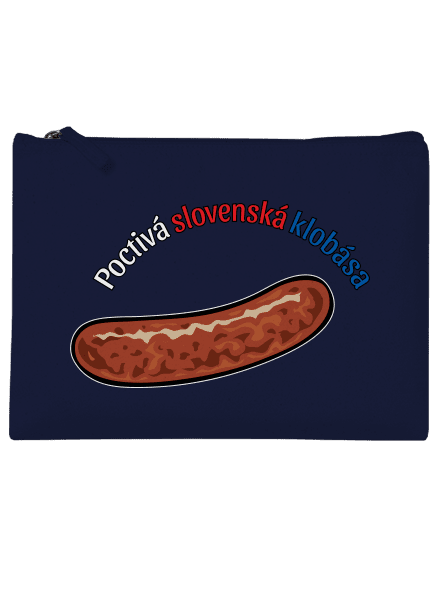 Poctivá buchta a klobása taštička French Navy