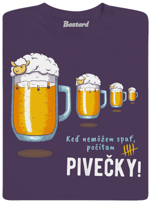 Pivečka pánske tričko Urban Purple