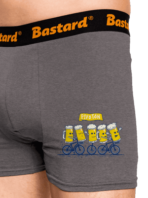 Pivotón boxerky Gray Melange