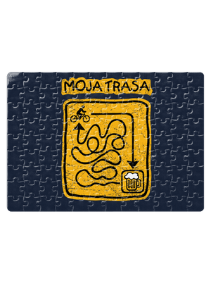 Moja trasa puzzle White
