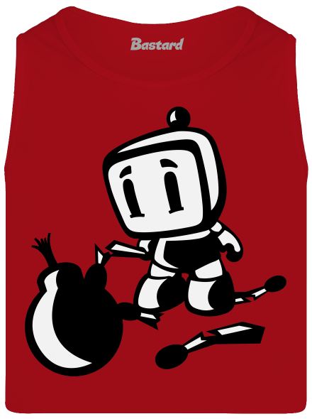 Bomberman pánske tielko Red