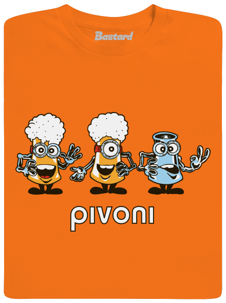 Pivoni pánske tričko Orange