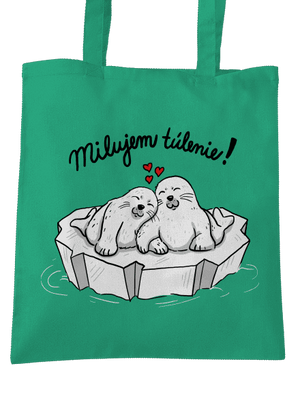 Milujem túlenie taška Mint