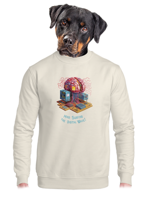 unisex mikina bez kapucne