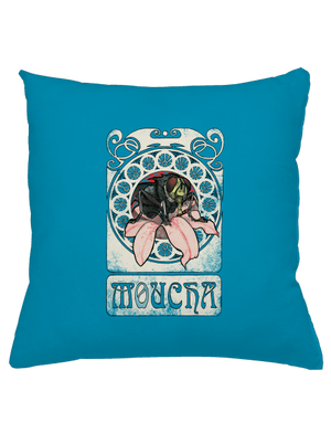 Mucha vankúš Blue Turquoise