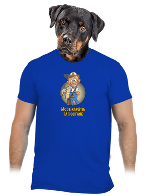 Moje napätie pánske tričko Royal Blue