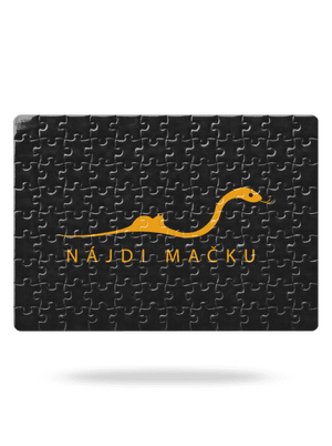 Nájdi mačku puzzle White