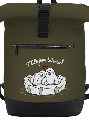 Milujem túlenie batoh Military Green