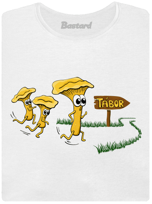 Beží líšky k táboru dámske tričko White