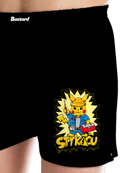 Stykaču pánske trenky Black