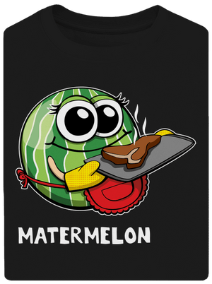 Melouní rodina unisex tričko oversized Black