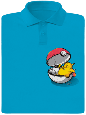 Koniec pokémona pánska polokošeľa Blue Atol