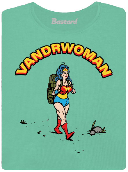 Vandrwoman dámske tričko prémium Mint Mal