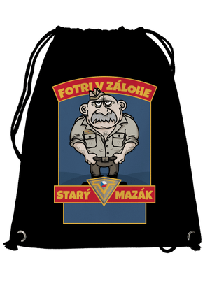 Starý mazák vak Black