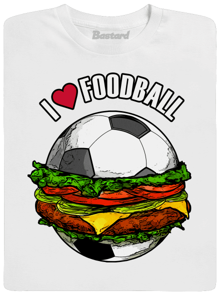Foodball detské tričko White
