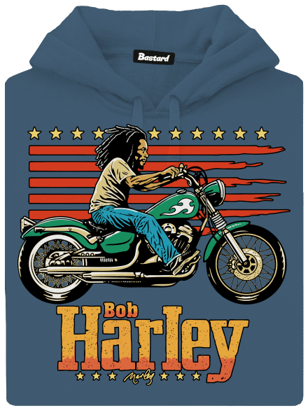 Bob Harley dámska mikina klokanka Denim